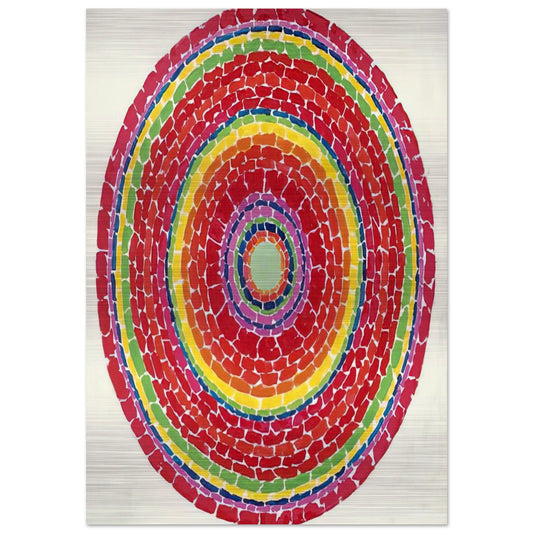 SPRINGTIME IN WASHINGTON 1971 - Alma Woodsey Thomas Brushed Aluminum Print - 70x100 cm / 28x40 inches | Alma Woodsey Thomas Aluminum Print | Alma Woodsey Thomas Prints