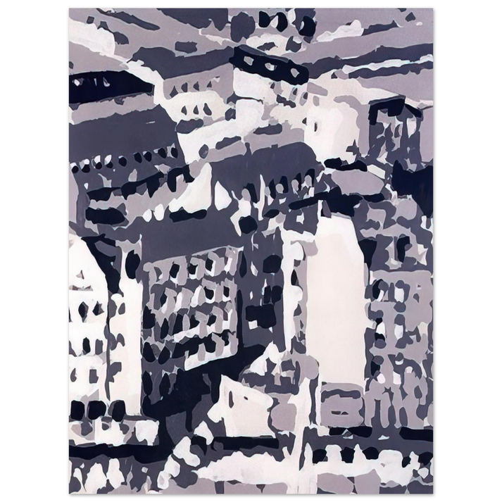 Gerhard Richter - TOWNSCAPE 1969 2  75x100 cm / 30x40inches Fine Art Poster