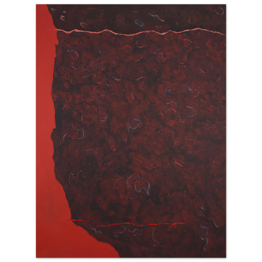 Theodoros Stamos - Edge of Burning Brush - 1986 Fine Art Poster - Default Title