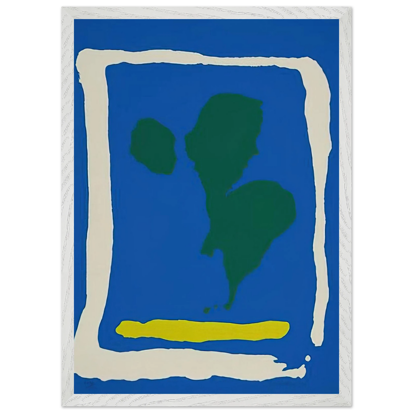 Helen Frankenthaler - Air Frame - 1965 Wall art - 60x80 cm / 24x32 inches - Fine Art Poster - -