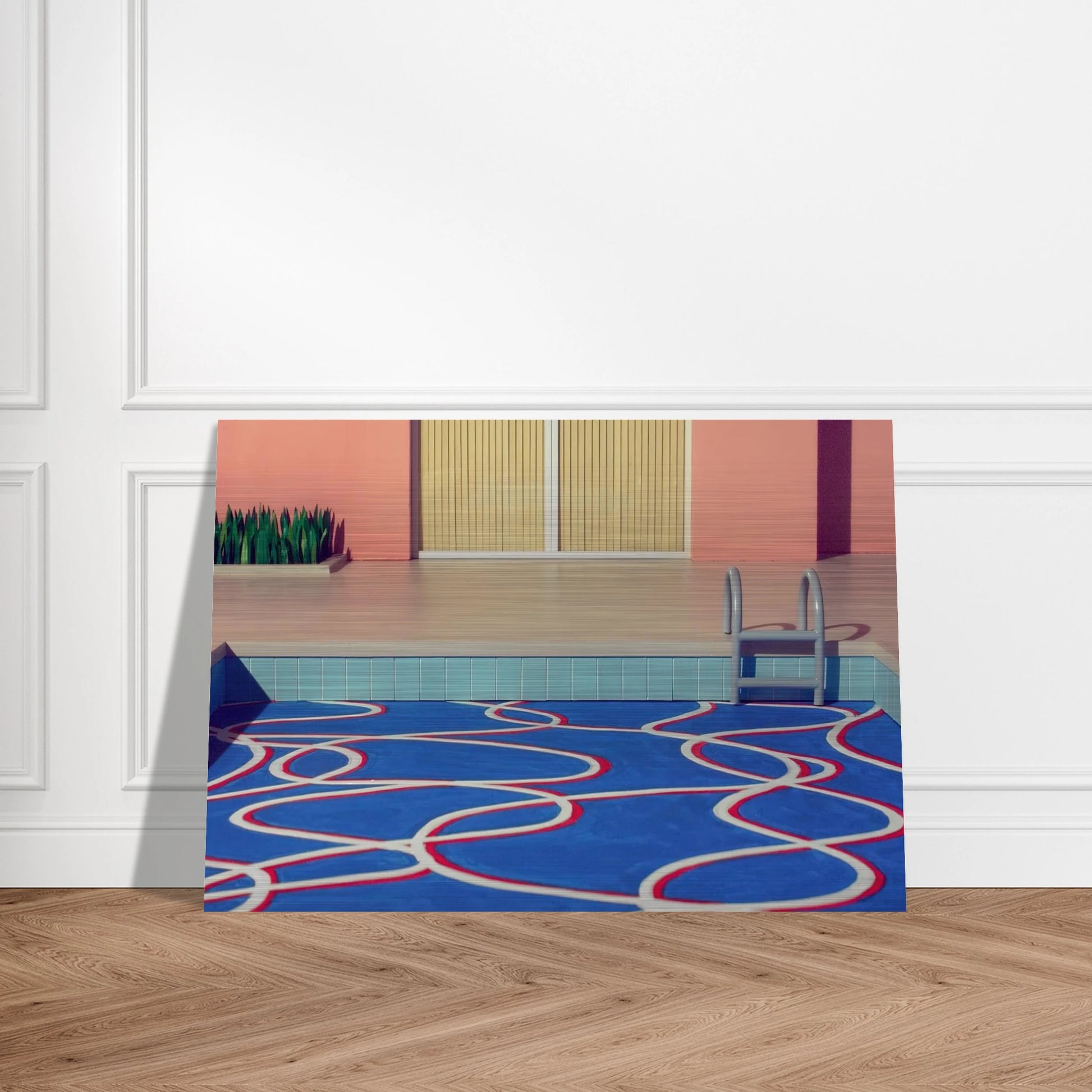 David Hockney - David Hockney Brushed Aluminum Print - 70x100 cm / 28x40 inches | David Hockney Aluminum Print | David Hockney Prints