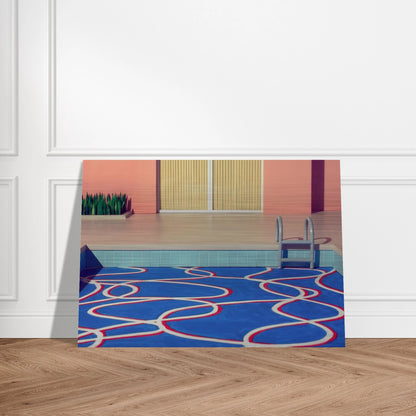 David Hockney - David Hockney Brushed Aluminum Print - 70x100 cm / 28x40 inches | David Hockney Aluminum Print | David Hockney Prints