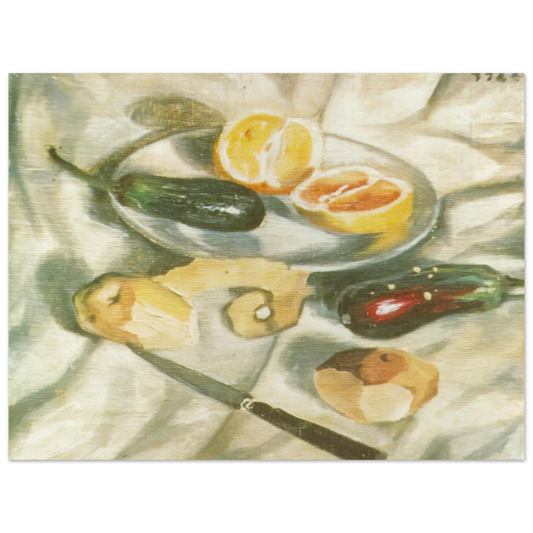Salvador Dali - STILL LIFE WITH AUBERGINES Fine Art Poster - Default Title
