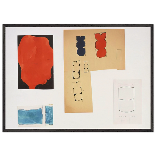 Tablet 91 - Ellsworth Kelly Framed Art Print – Black Wooden Frame - Default Title - -Framed Art Print