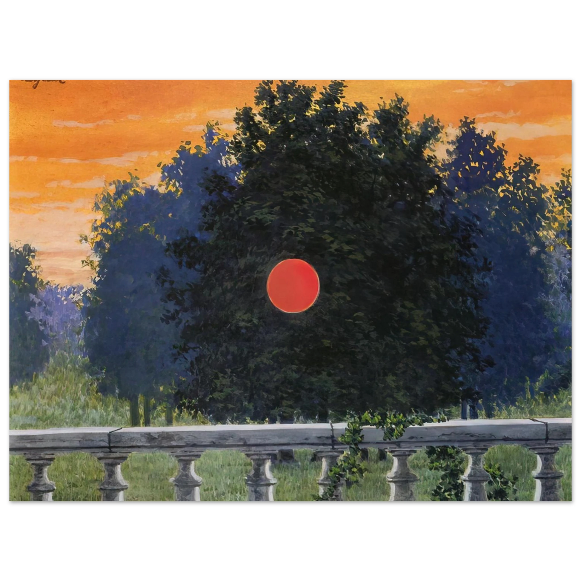 Rene Magritte - BANQUET 1955 Fine Art Poster - Default Title