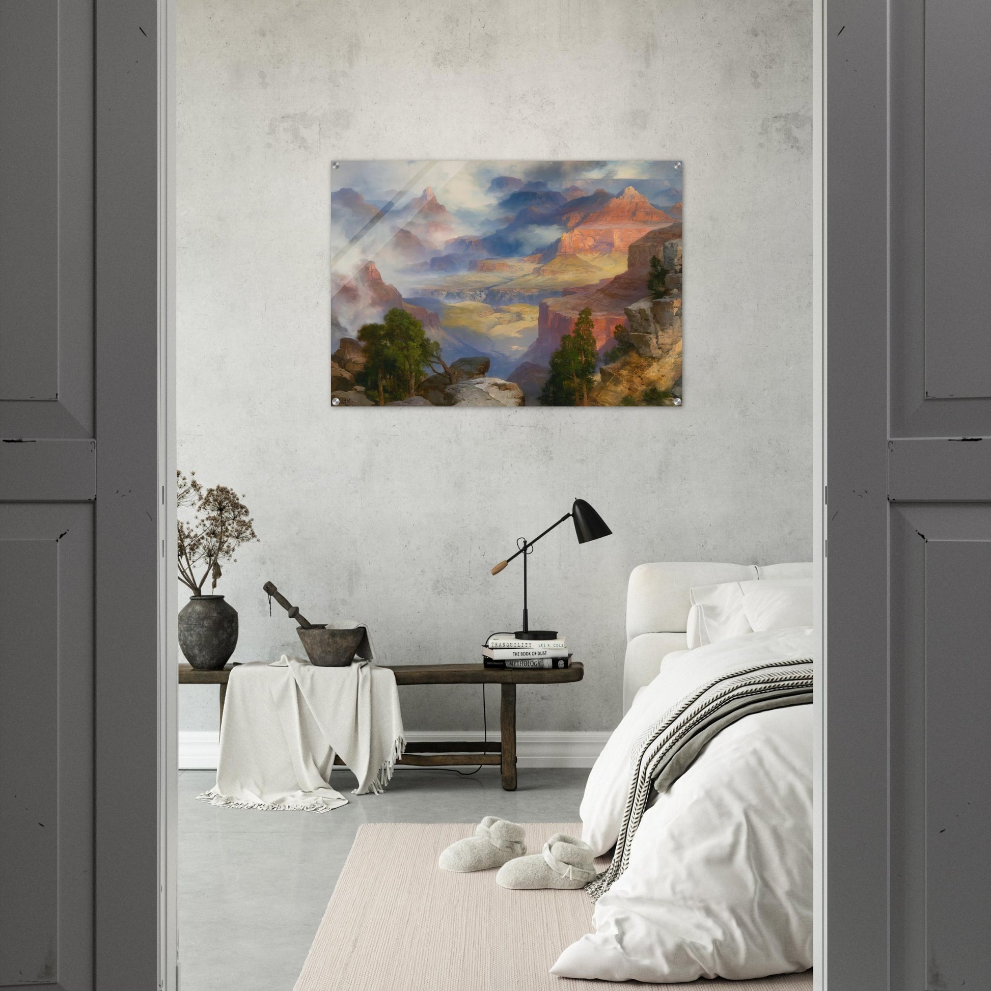 Grand Canyon in Mist - Thomas Moran Acrylic Print - 70x100 cm / 28x40″ inches | Thomas Moran Wall Art | Thomas Moran Prints