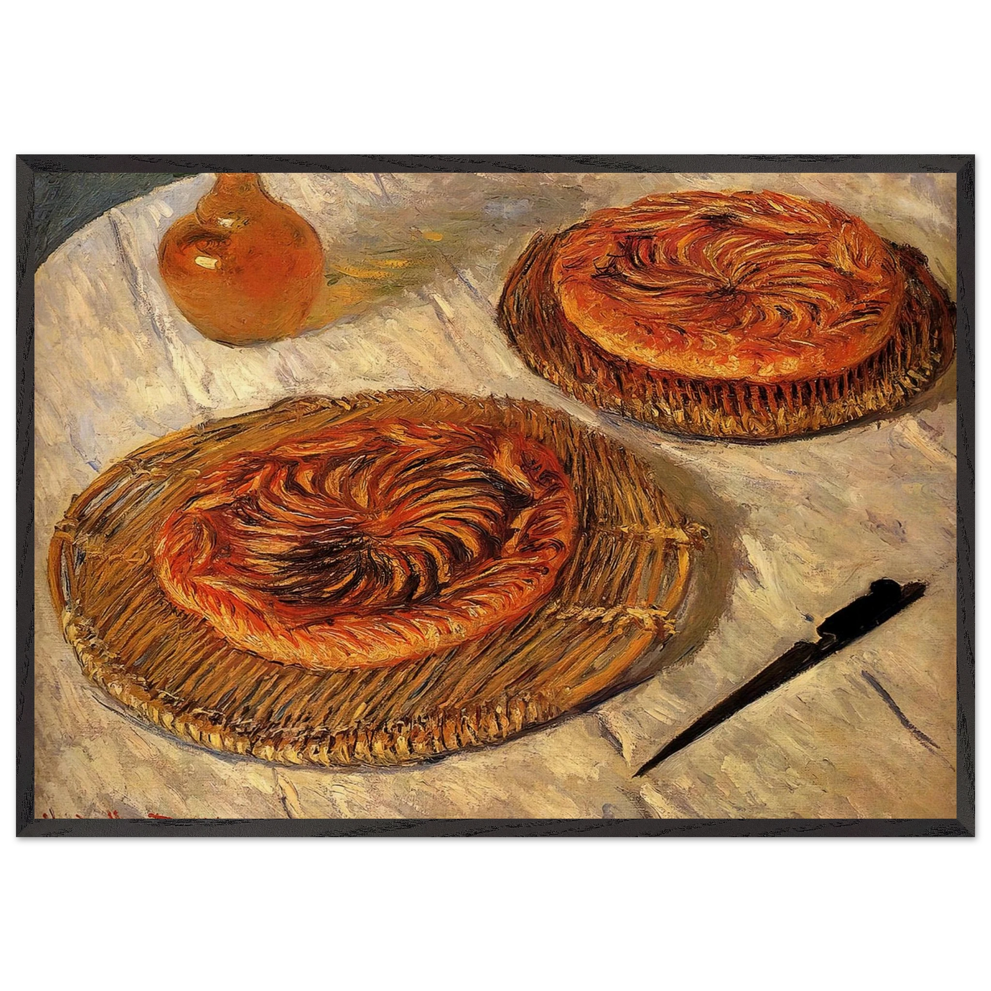 The Galettes - claude monet Framed Art Print – Black Wooden Frame - Default Title - -Framed Art Print