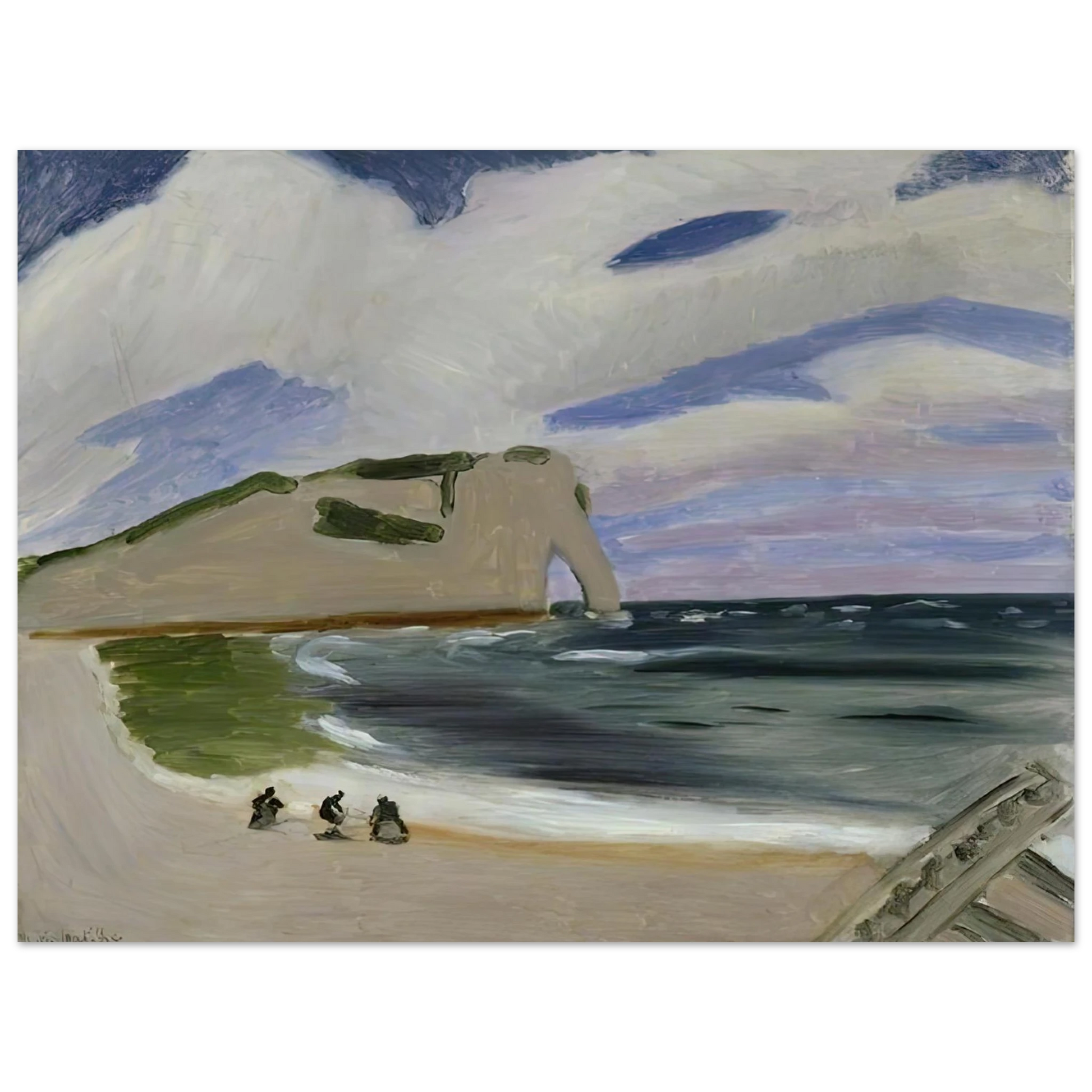 Henri Matisse - WOMEN ON THE BEACH ETRETAT 1920 Fine Art Poster - Default Title