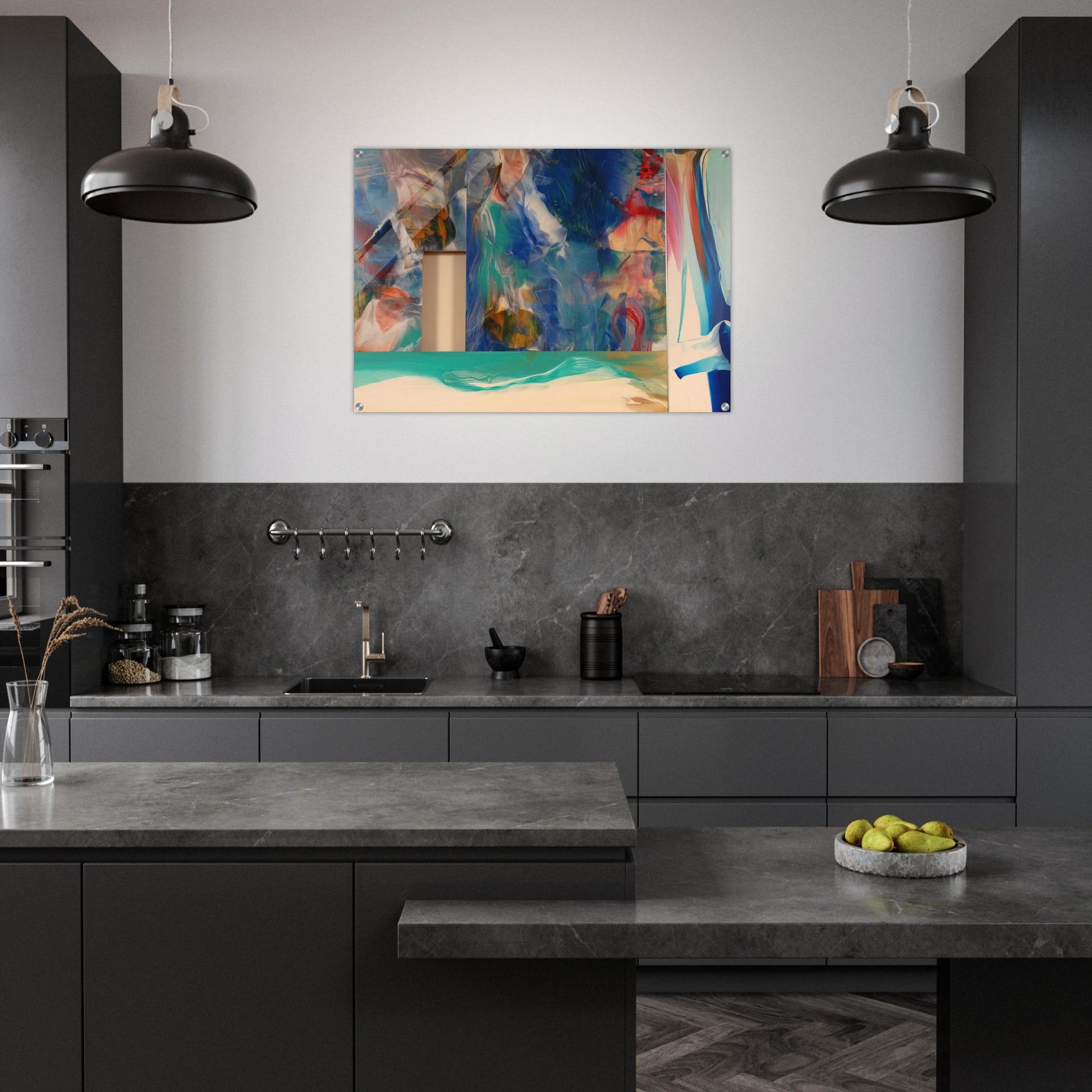 Icon - Sam Gilliam Acrylic Print - 70x100 cm / 28x40″ inches | Sam Gilliam Wall Art | Sam Gilliam Prints