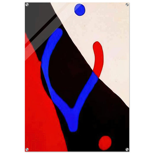 Frond and navel - Jean Arp Acrylic Print - 70x100 cm / 28x40″ inches