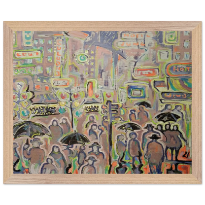 Walter Inglis Anderson - Walter Anderson Wall art - 28x43  cm / XL (11x17 inches) - Premium Wooden Framed Poster With Fine Art Paper - Wood frame