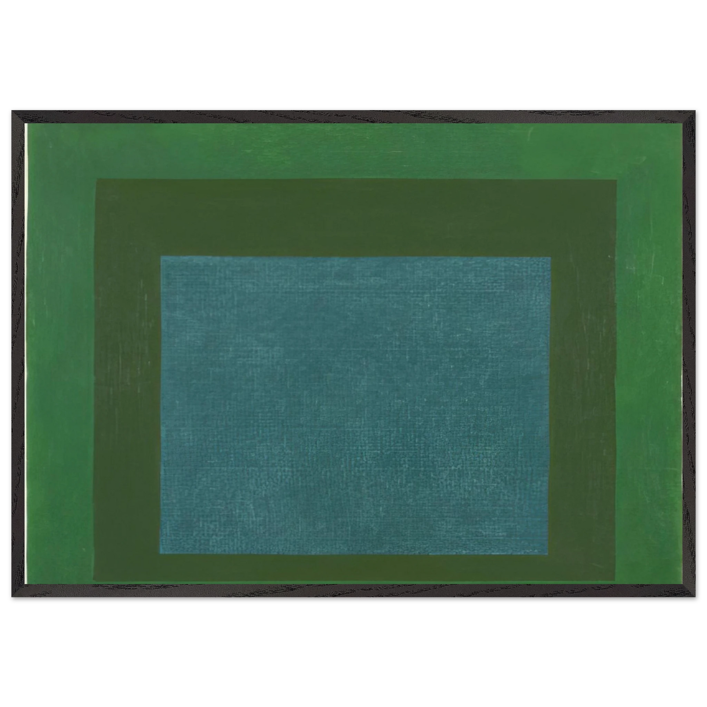 HOMAGE TO THE SQUARE 1963 - Josef Albers Framed Art Print – Black Wooden Frame - Default Title - -Framed Art Print