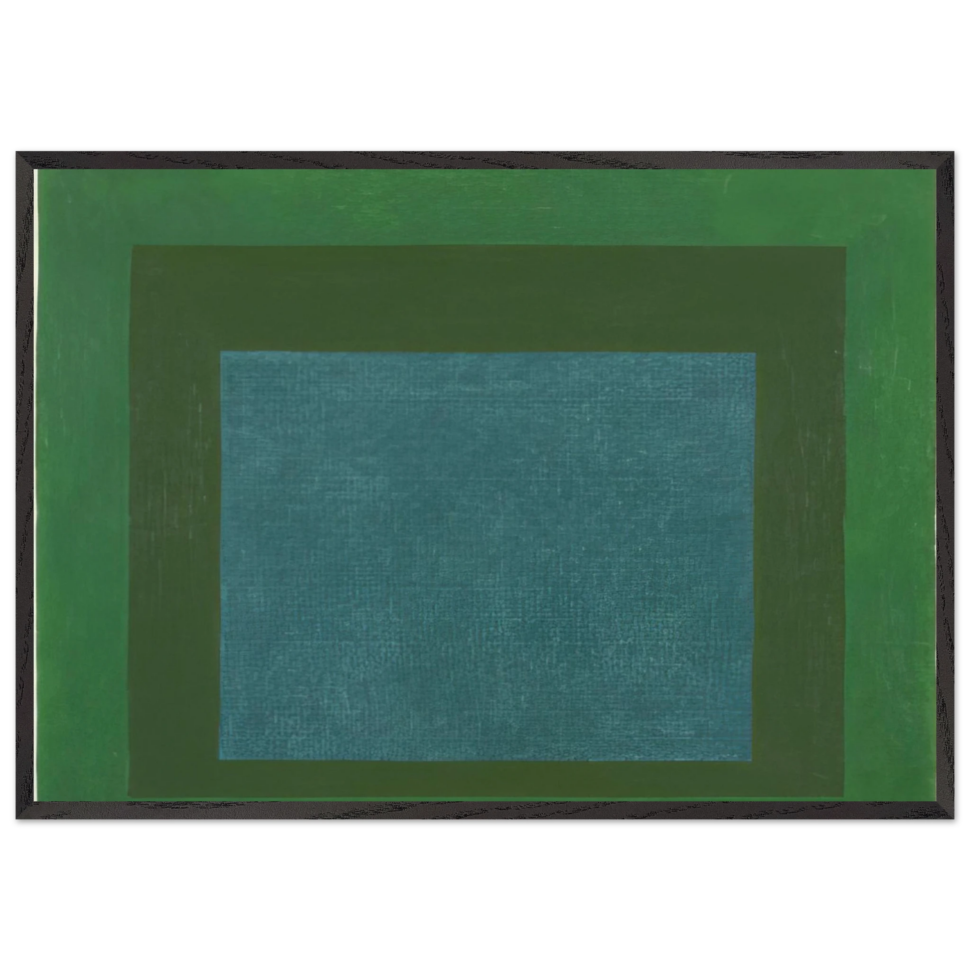 HOMAGE TO THE SQUARE 1963 - Josef Albers Framed Art Print – Black Wooden Frame - Default Title - -Framed Art Print