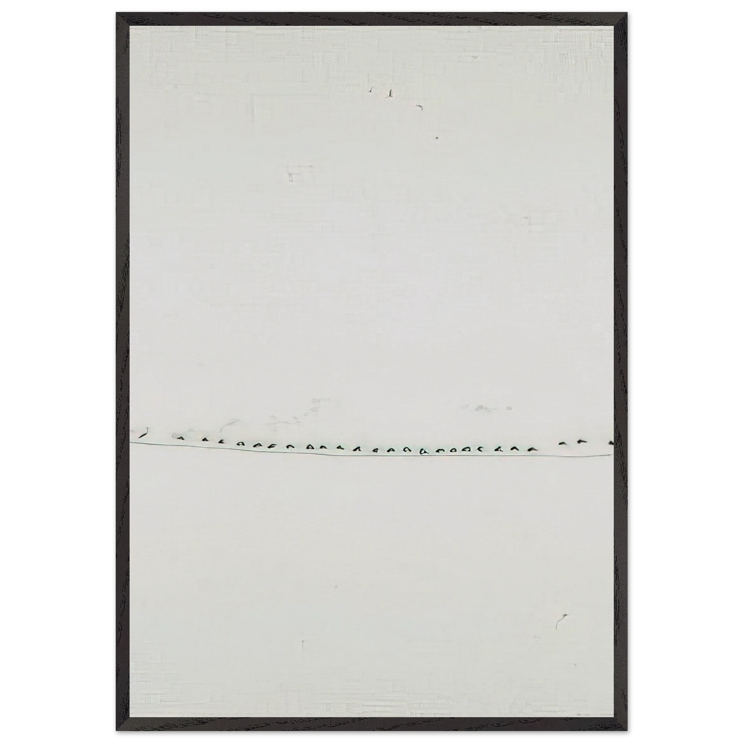 Untitled - 1965 N9 - Mira Schendel Framed Art Print – Black Wooden Frame - Default Title - -Framed Art Print