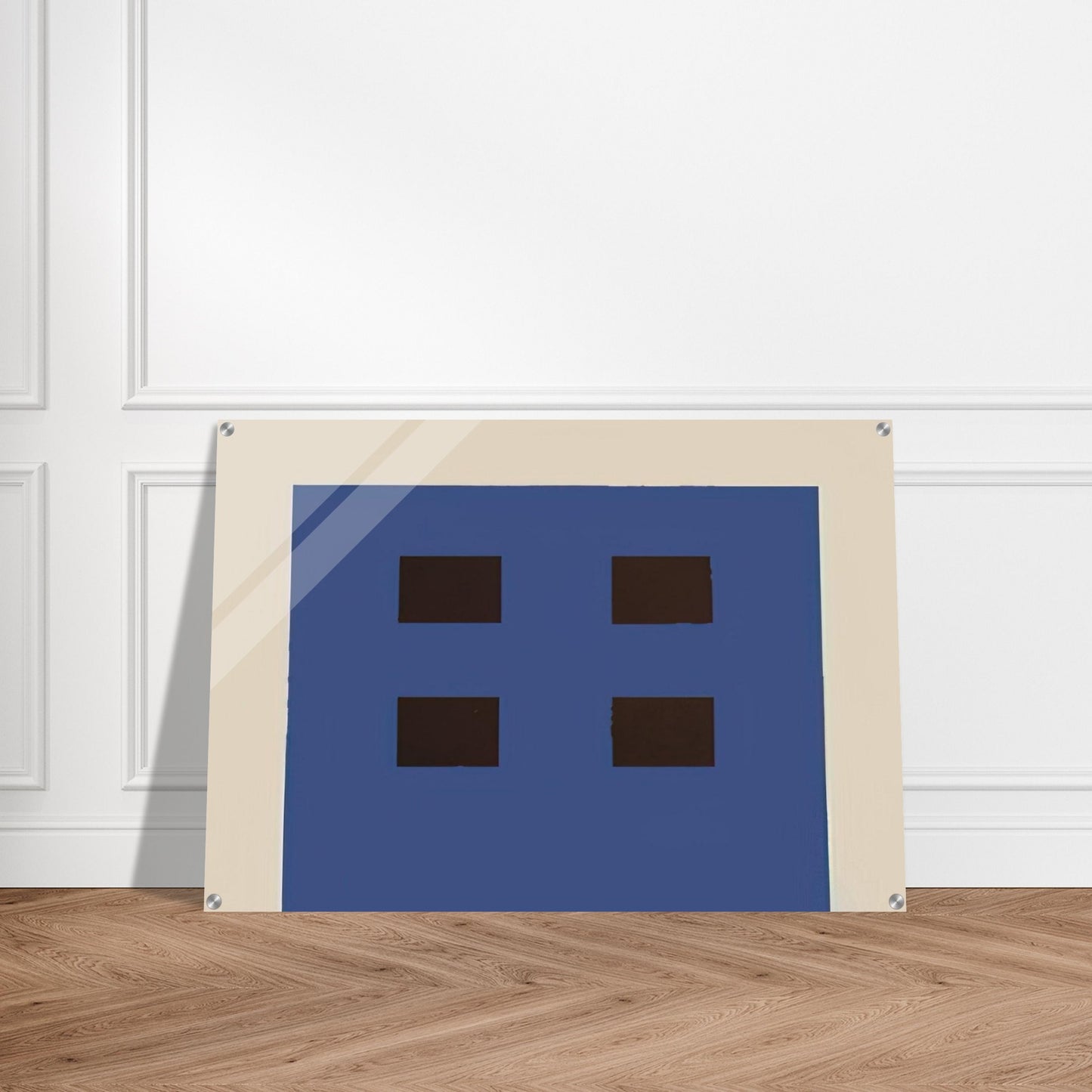 Apartment House - 1981 - Peter Halley Acrylic Print - 70x100 cm / 28x40″ inches | Peter Halley Wall Art | Peter Halley Prints