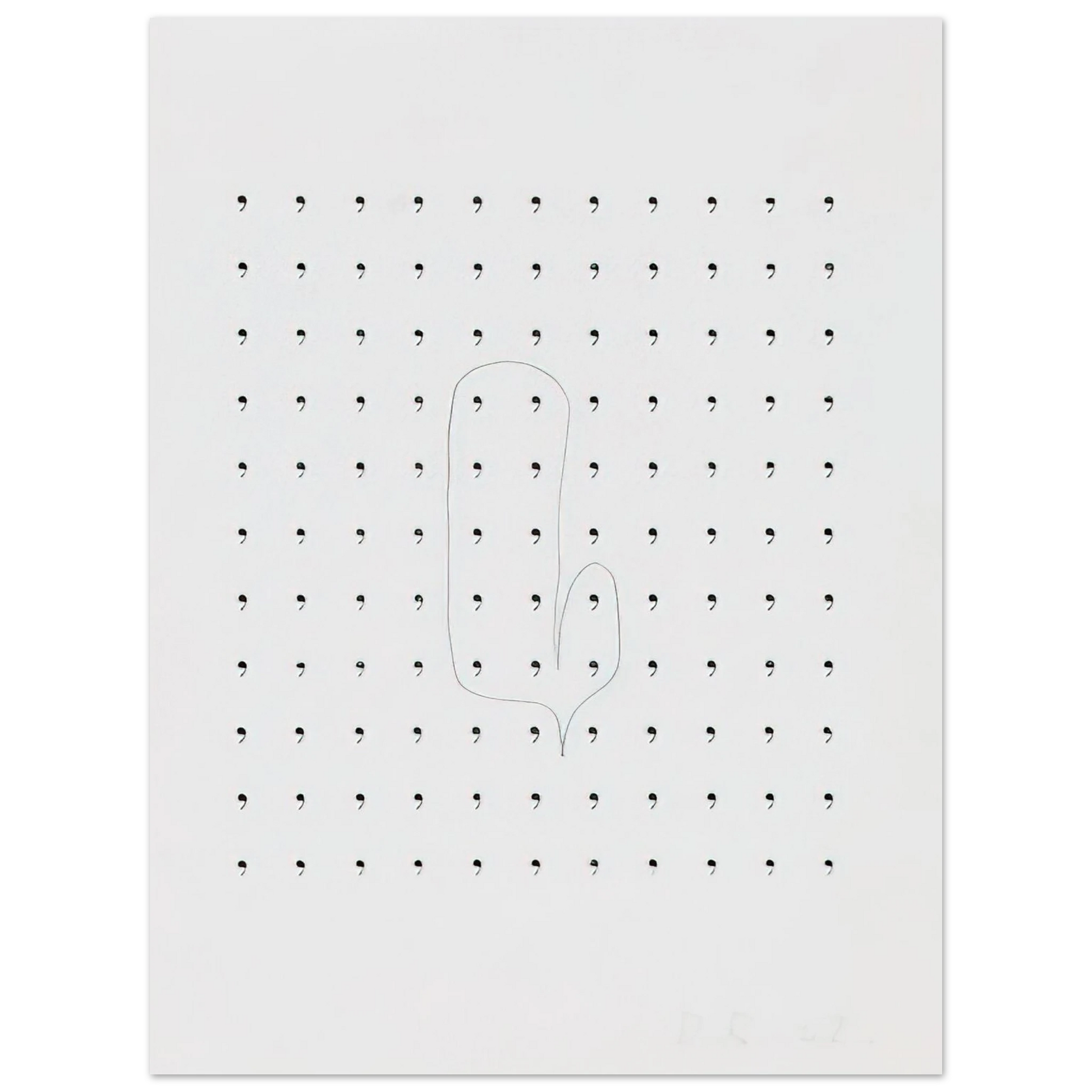 Dieter Roth - Stupidogramm - 1962 Fine Art Poster - Default Title