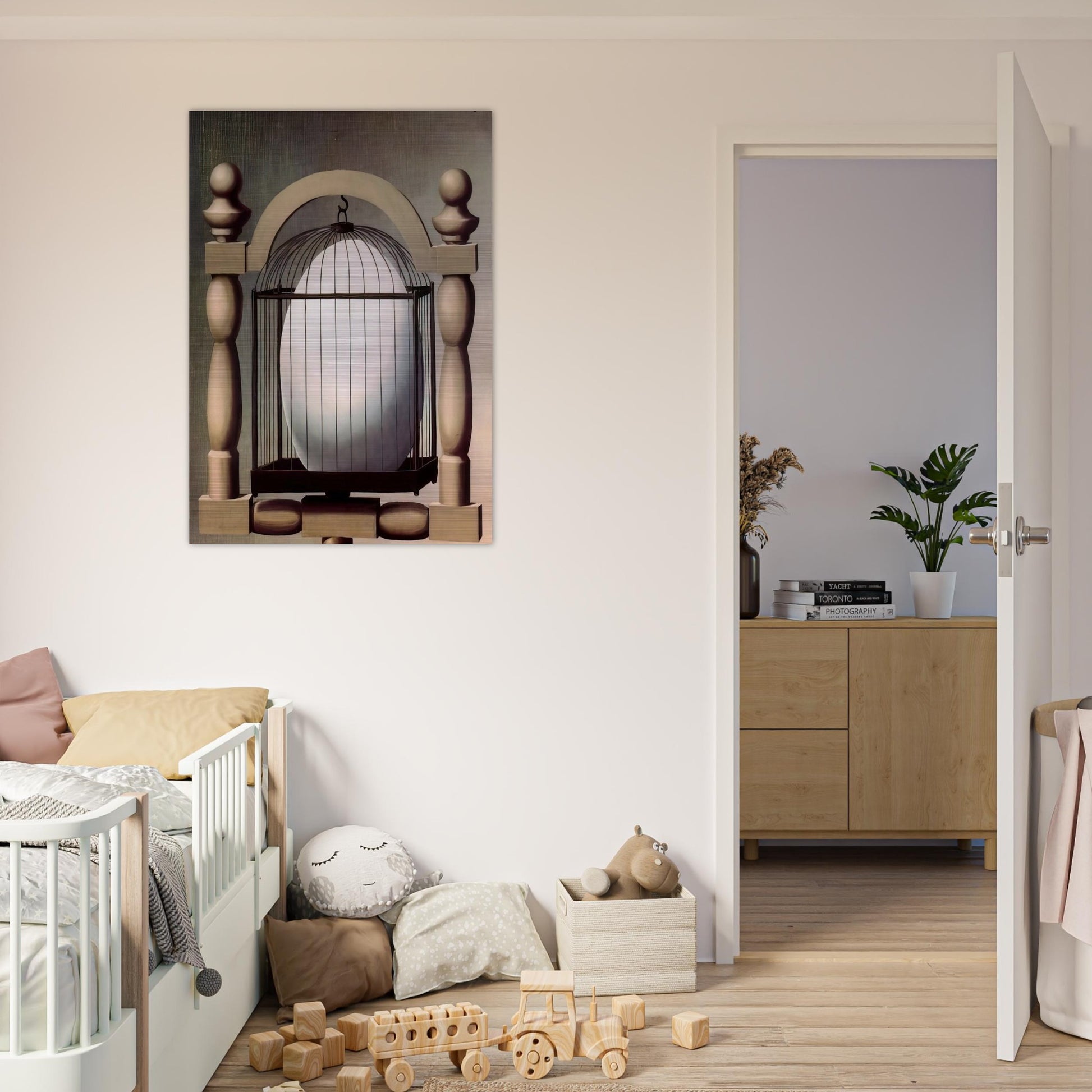 ELECTIVE AFFINITIES 1933 - Rene Magritte Brushed Aluminum Print - 70x100 cm / 28x40 inches | Rene Magritte Aluminum Print | Rene Magritte Prints