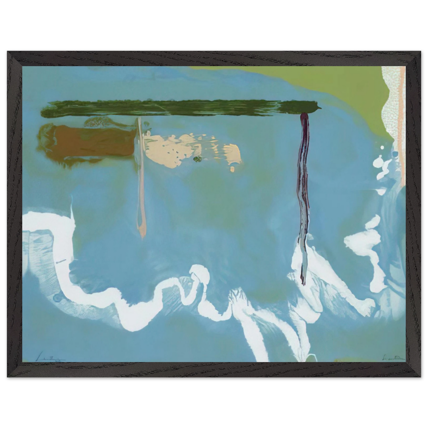 Helen Frankenthaler - Skywriting - 1997 Wall art - 15x20 cm / 6x8 inches - Fine Art Poster - -