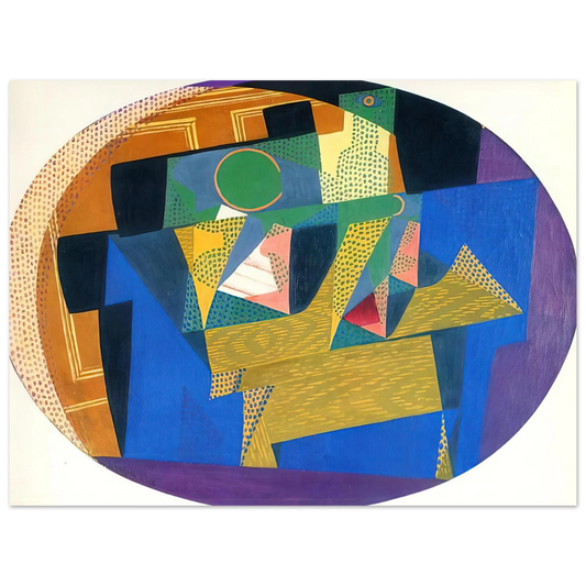 Juan Gris - FRUIT BOWL WITH BOTTLE Fine Art Poster - Default Title