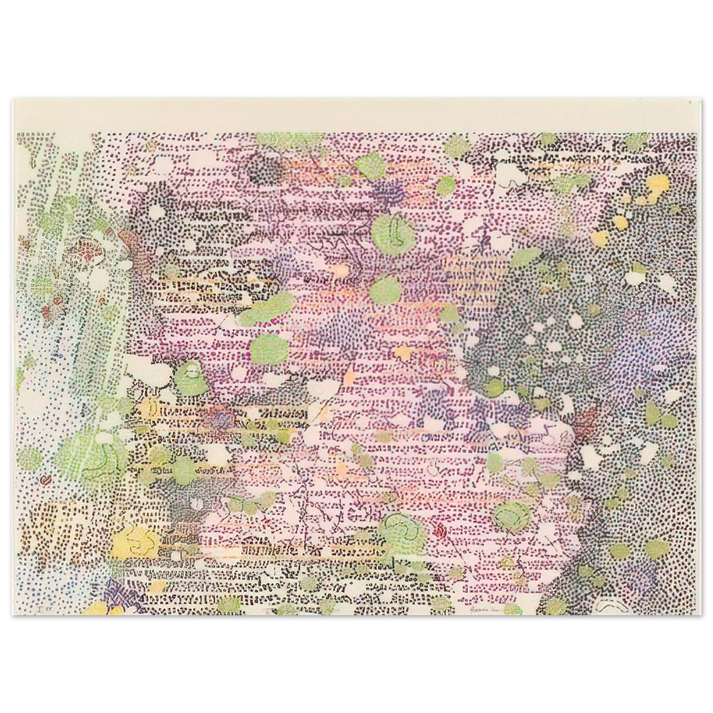 Nancy Graves - I PART OF SABINE D REGION SOUTHWEST MARE TRANQUILITATIS FROM LITHOGRAPHS BASED ON GEOLOGIC MAPS 1972  75x100 cm / 30x40inches Fine Art Poster