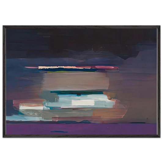 Viewpoint I 1974- - Helen Frankenthaler Framed Art Print – Black Wooden Frame - Default Title - -Framed Art Print