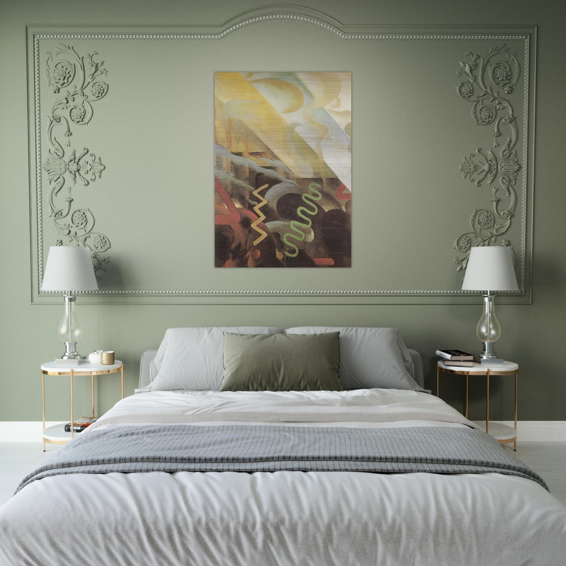 Astrazione - 1921 - Julius Evola Brushed Aluminum Print - 70x100 cm / 28x40 inches | Julius Evola Aluminum Print | Julius Evola Prints