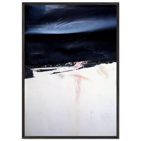 Orage - Art Informel - Nicolas de Stael Framed Art Print – Black Wooden Frame - Default Title - -Framed Art Print