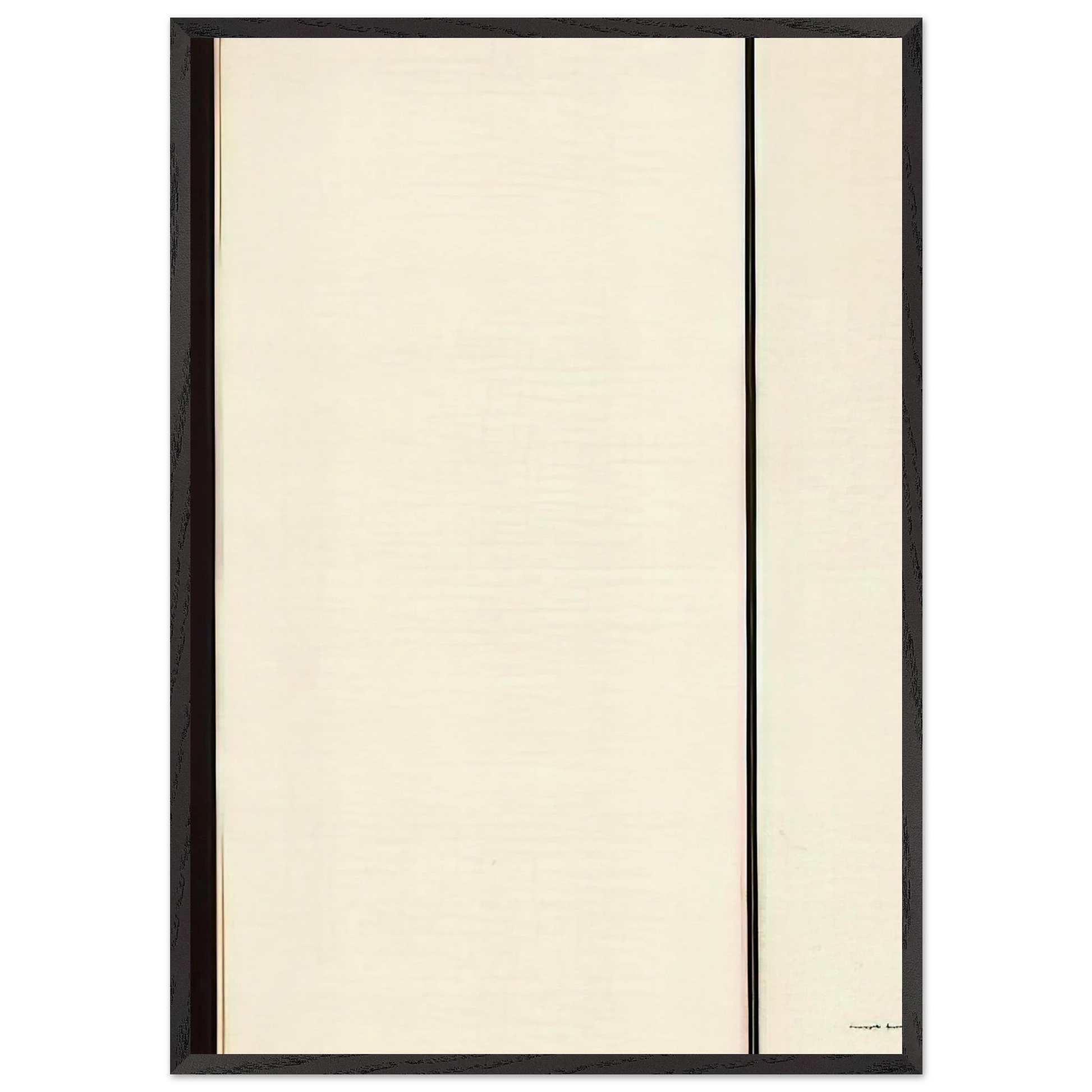 The Station of the Cross - Sixth Station - Barnett Newman Framed Art Print – Black Wooden Frame - Default Title - -Framed Art Print