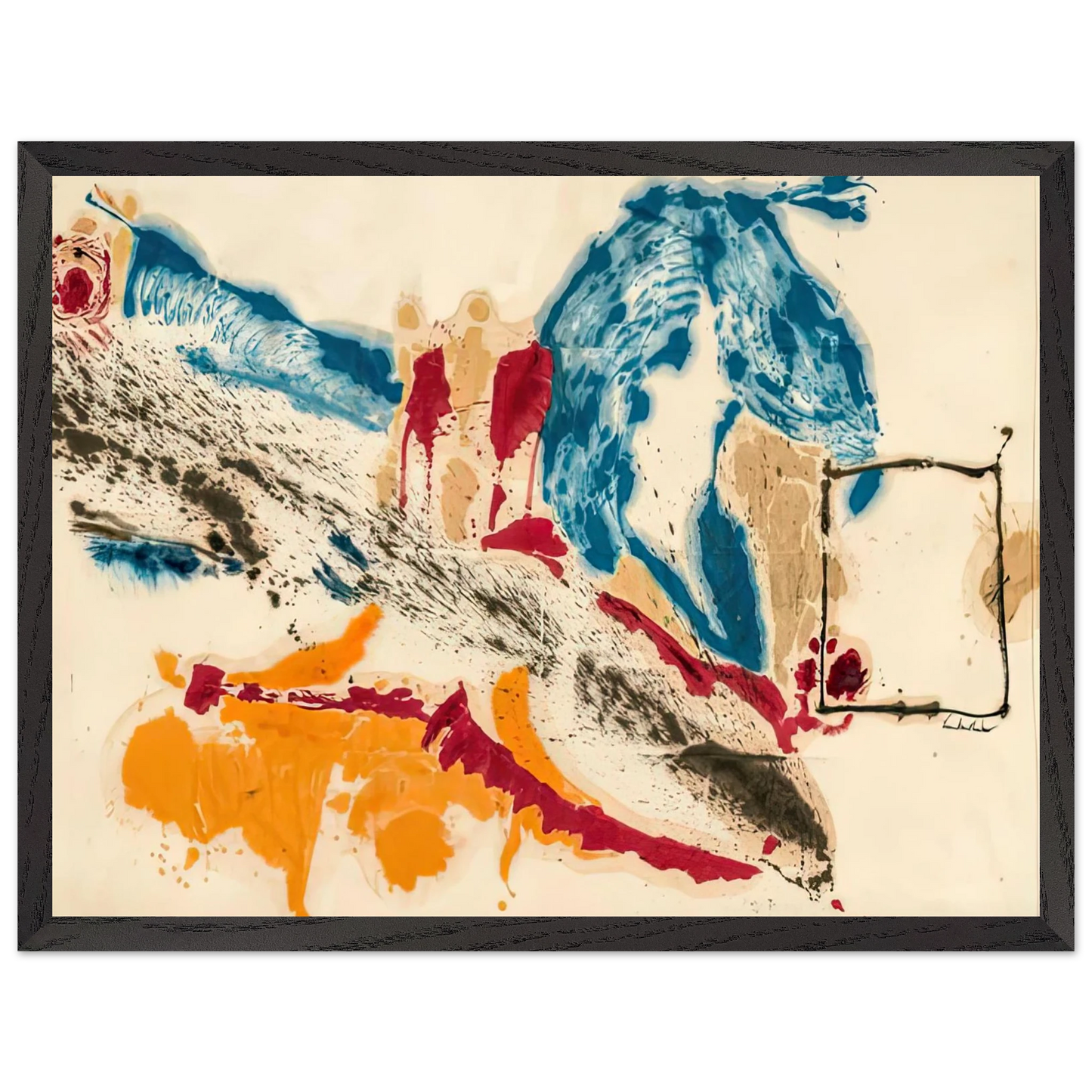 Helen Frankenthaler - Alassio, 1960- Wall Art - 30x40 cm / 12x16 inches - Fine Art Poster - -