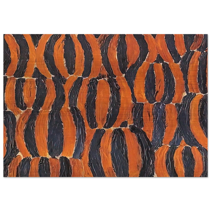 View of Maya - 1951 - Forrest Bess Brushed Aluminum Print - 70x100 cm / 28x40 inches | Forrest Bess Aluminum Print | Forrest Bess Prints