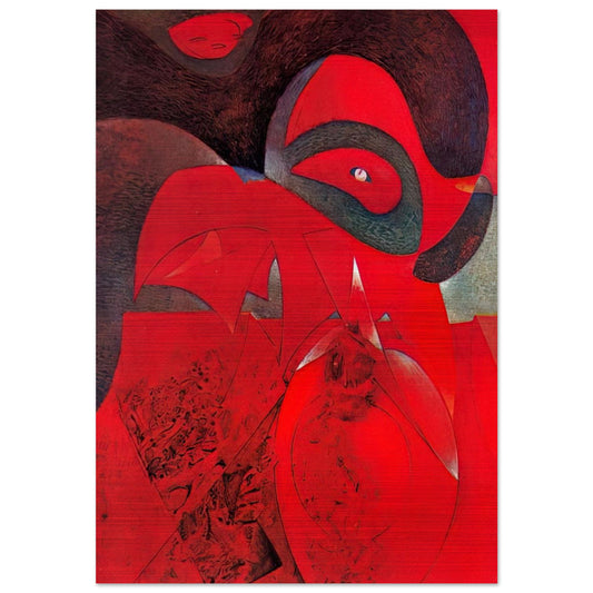 Compendium of the History of the Universe - Max Ernst Brushed Aluminum Print - 70x100 cm / 28x40 inches | Max Ernst Aluminum Print | Max Ernst Prints