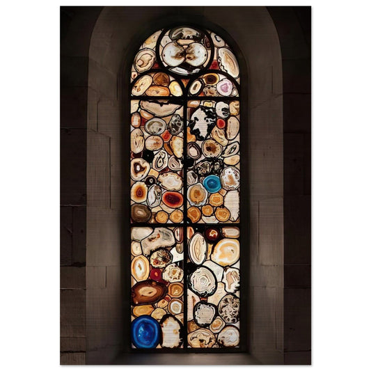 AHATFENSTER 2009 4 - Sigmar Polke Brushed Aluminum Print - 70x100 cm / 28x40 inches | Sigmar Polke Aluminum Print | Sigmar Polke Prints