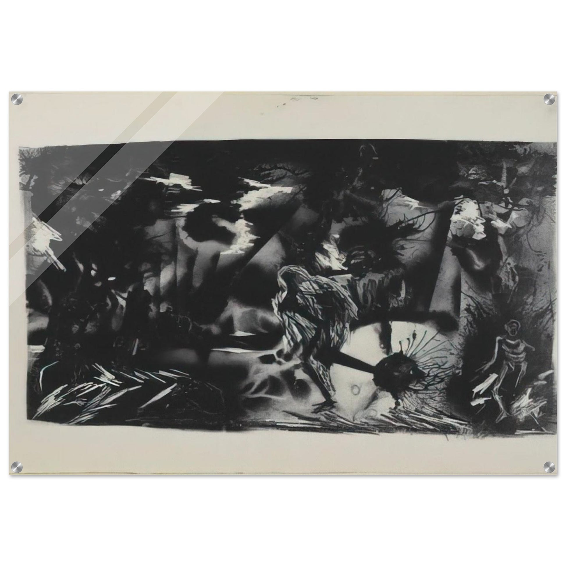 FIGURES IN A LANDSCAPE - Jackson Pollock Acrylic Print - 70x100 cm / 28x40″ inches | Jackson Pollock Wall Art | Jackson Pollock Prints