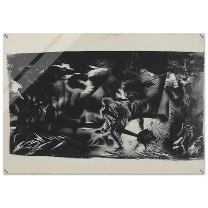 FIGURES IN A LANDSCAPE - Jackson Pollock Acrylic Print - 70x100 cm / 28x40″ inches | Jackson Pollock Wall Art | Jackson Pollock Prints