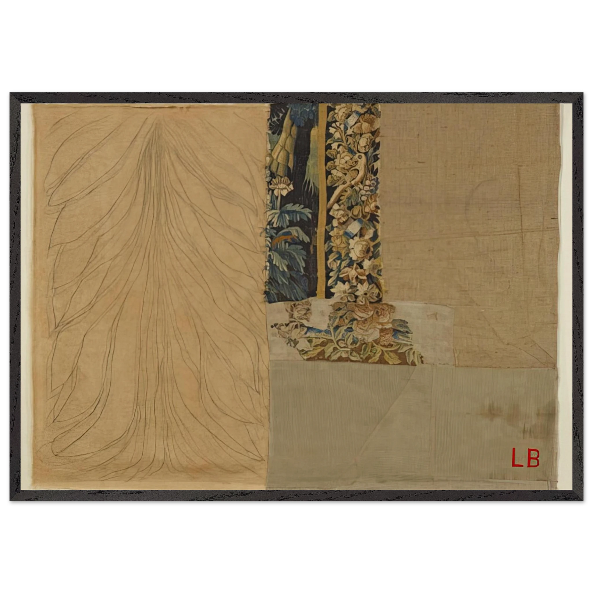 WHEN I WAS YOUNG 2008 - Louise Bourgeois Framed Art Print – Black Wooden Frame - Default Title - -Framed Art Print