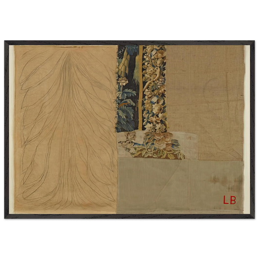 WHEN I WAS YOUNG 2008 - Louise Bourgeois Framed Art Print – Black Wooden Frame - Default Title - -Framed Art Print