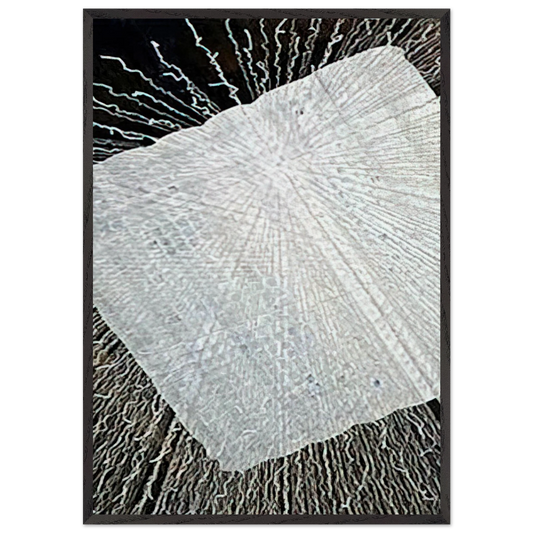 CLOUD SERIES V 1978 - Lenore Tawney Framed Art Print – Black Wooden Frame - Default Title - -Framed Art Print