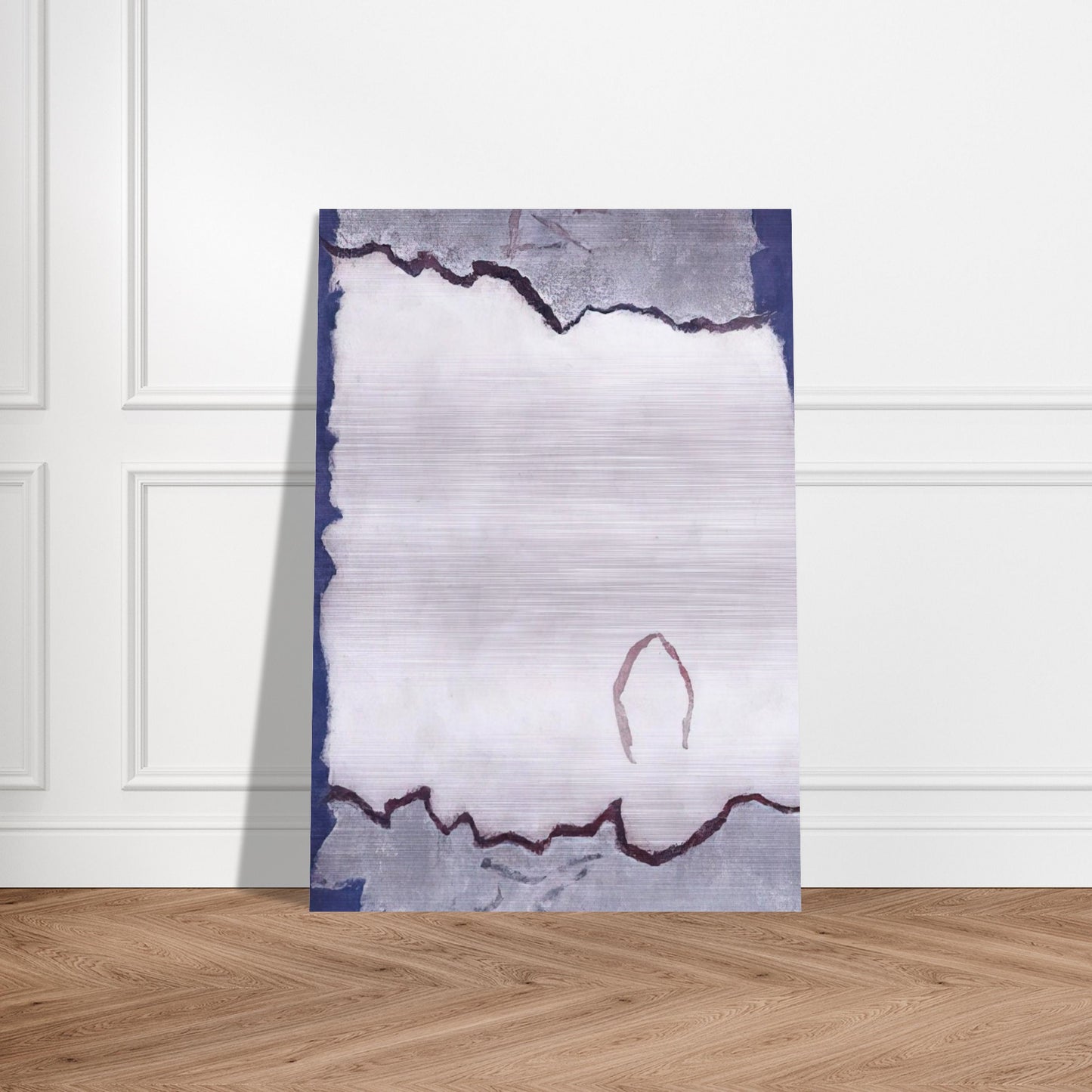 Edge of White Dawn #1 - 1982 - Theodoros Stamos Brushed Aluminum Print - 70x100 cm / 28x40 inches | Theodoros Stamos Aluminum Print | Theodoros Stamos Prints