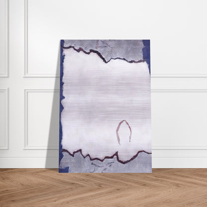 Edge of White Dawn #1 - 1982 - Theodoros Stamos Brushed Aluminum Print - 70x100 cm / 28x40 inches | Theodoros Stamos Aluminum Print | Theodoros Stamos Prints