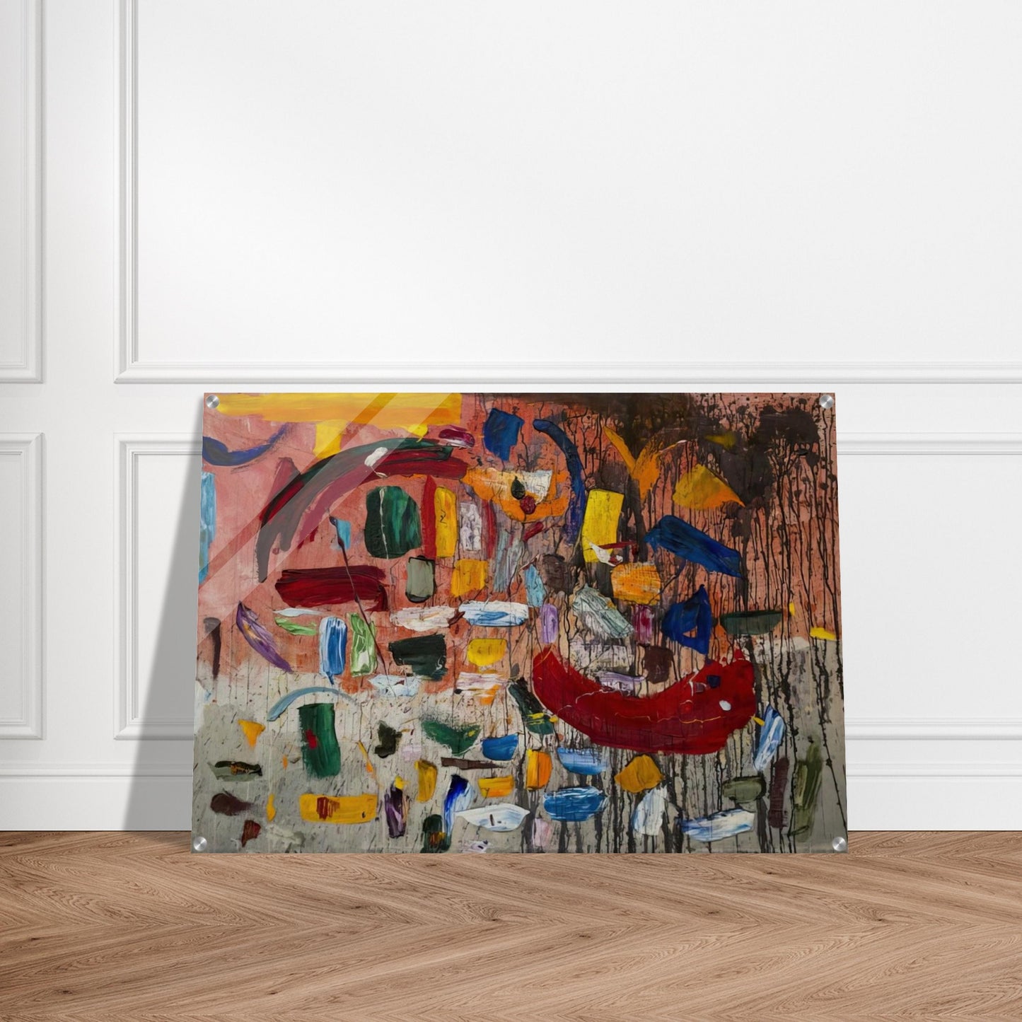 ABSTRACT 1957 - Taro Yamamoto Acrylic Print - 70x100 cm / 28x40″ inches | Taro Yamamoto Wall Art | Taro Yamamoto Prints