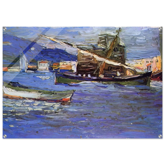 RAPALLO GRAUER DAY 1905 - Wassily Kandinsky Acrylic Print - 70x100 cm / 28x40″ inches