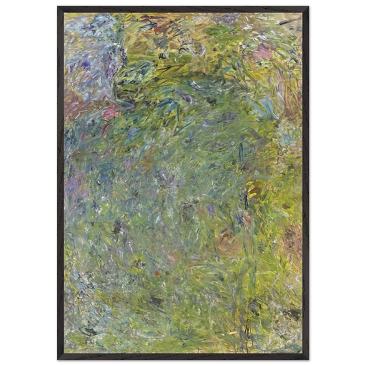 Untitled N36 - Milton Resnick Framed Art Print – Black Wooden Frame - Default Title - -Framed Art Print