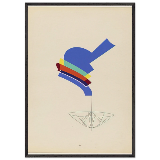 DECANTER FROM THE PORTFOLIO REVOLVING DOORS 1926 - Man Ray Framed Art Print – Black Wooden Frame - Default Title - -Framed Art Print