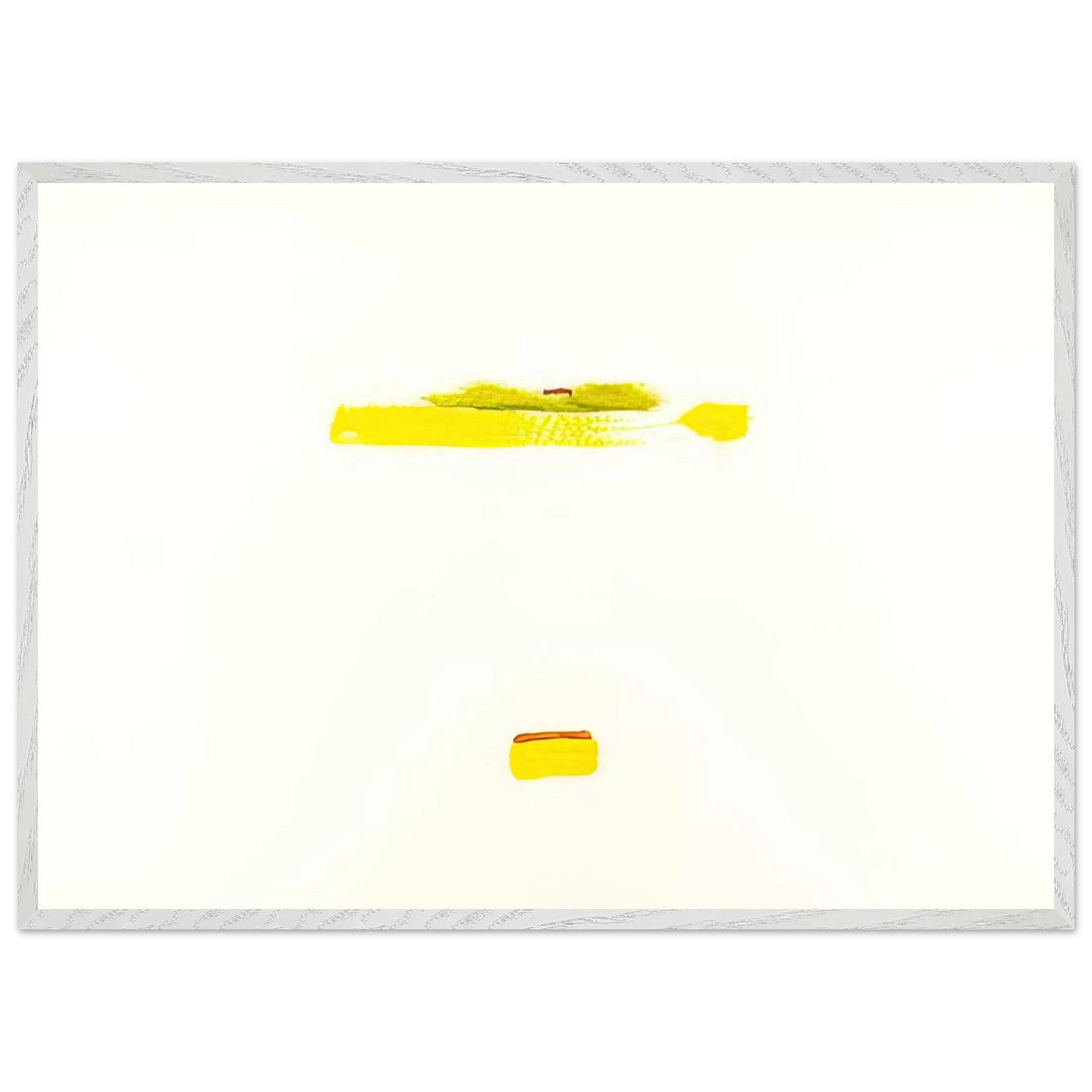 Helen Frankenthaler - New York III - 1972 Wall art - A3 (29.7 x 42  cm) - Premium Wooden Framed Poster With Fine Art Paper - Black frame