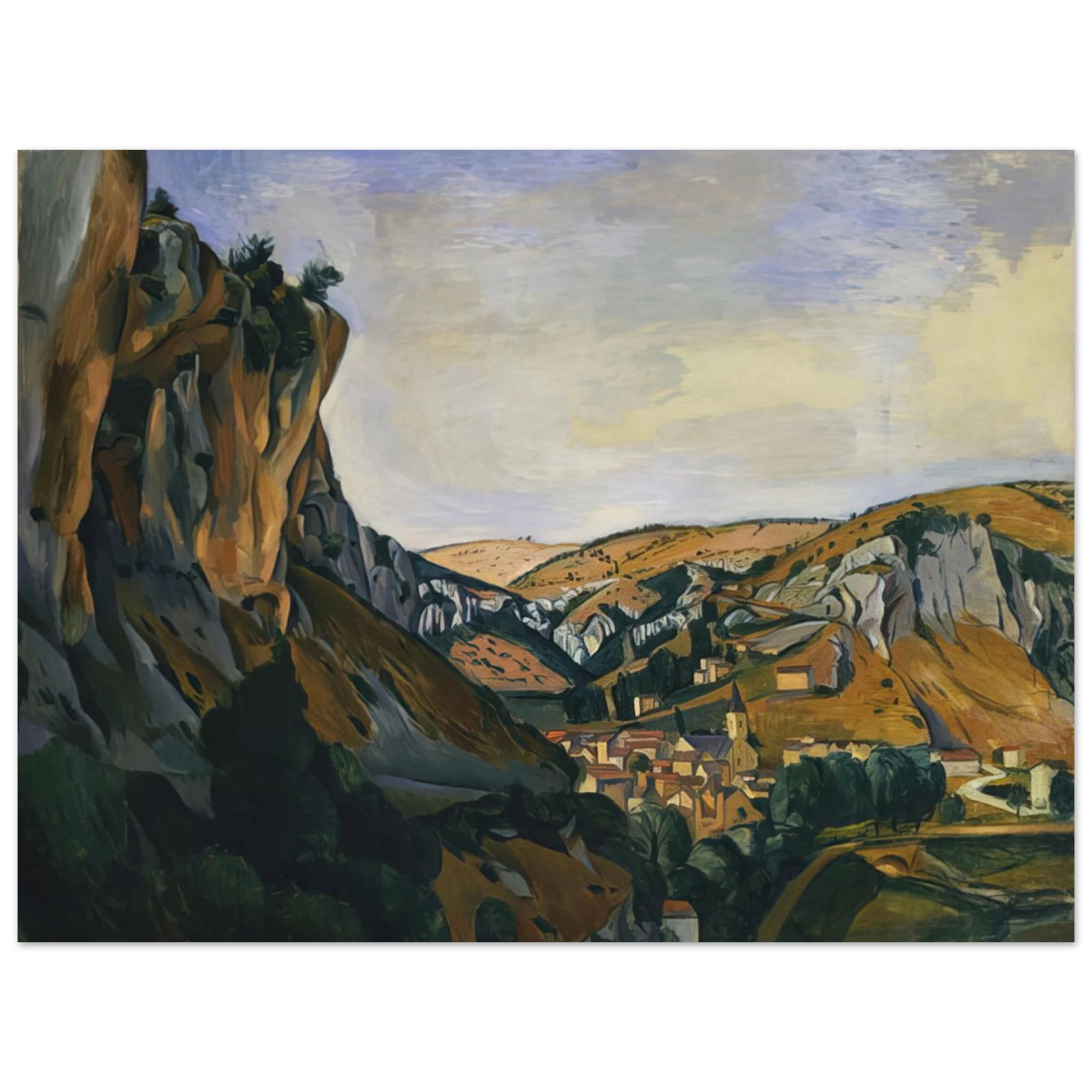 Andre Derain - VALLEY OF THE LOT AT VERS 1912 Fine Art Poster - Default Title