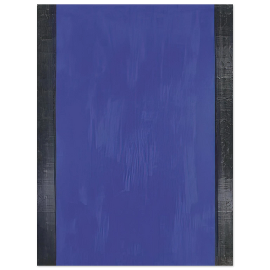 Gunther Forg - Untitled blue - Color Field Painting Fine Art Poster - Default Title