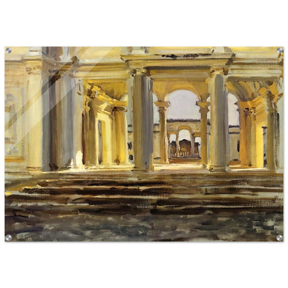 Villa Papa Giulla - John Singer Sargent Acrylic Print - 70x100 cm / 28x40″ inches