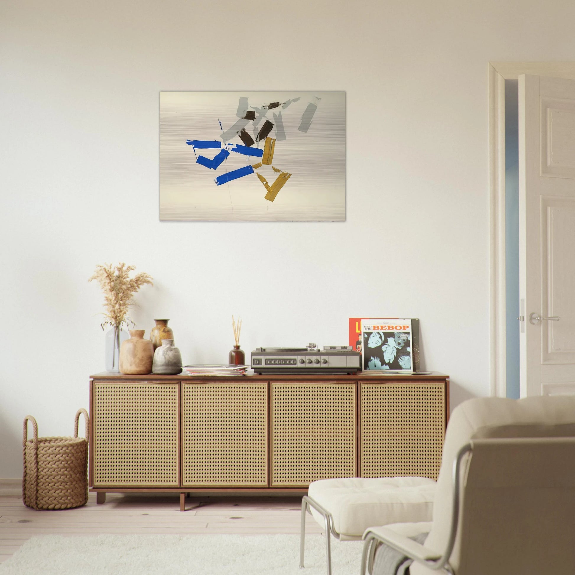 Untitled - 1962 - Charlotte Posenenske Brushed Aluminum Print - 70x100 cm / 28x40 inches | Charlotte Posenenske Aluminum Print | Charlotte Posenenske Prints