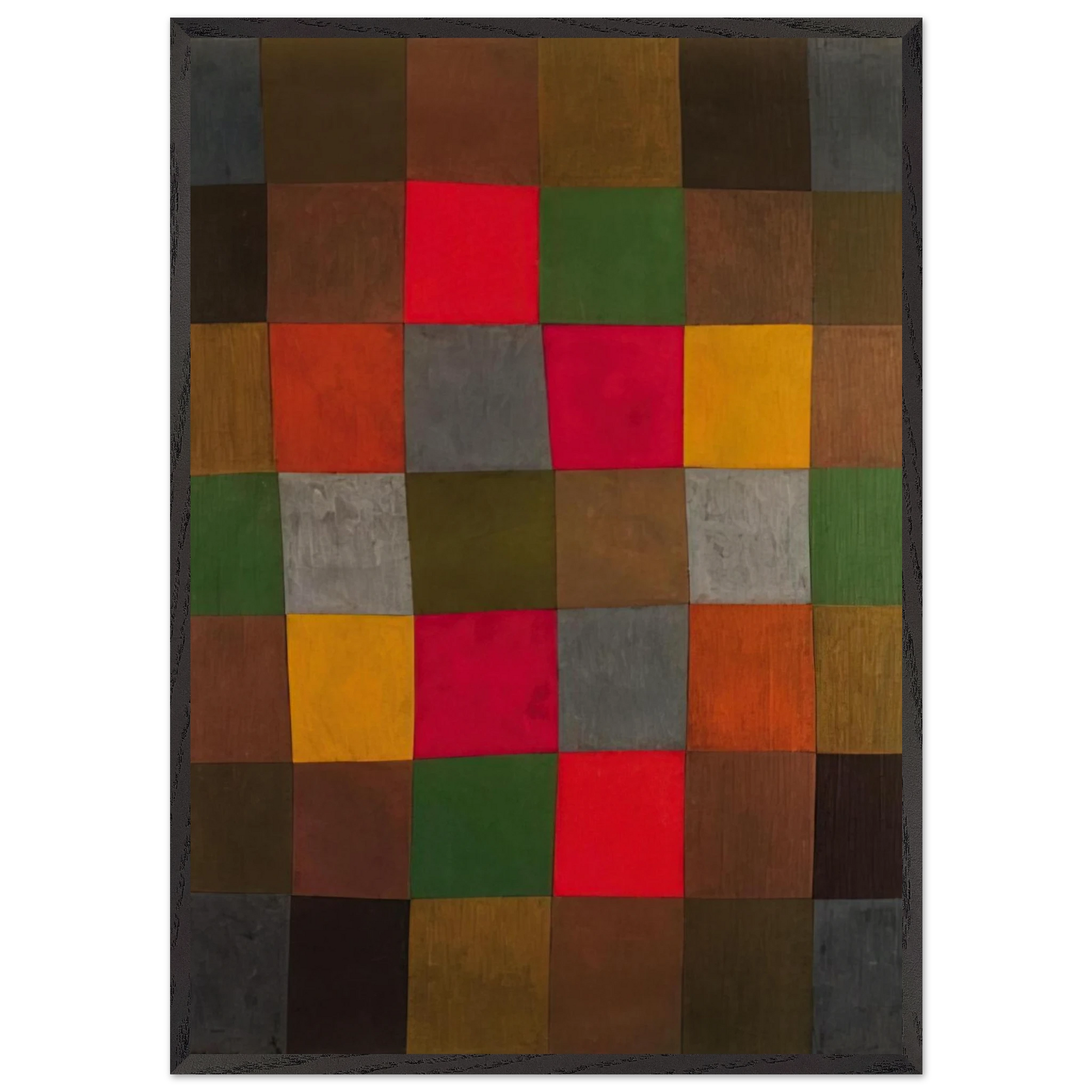 NEW HARMONY 1936 - Paul Klee Framed Art Print – Black Wooden Frame - Default Title - -Framed Art Print