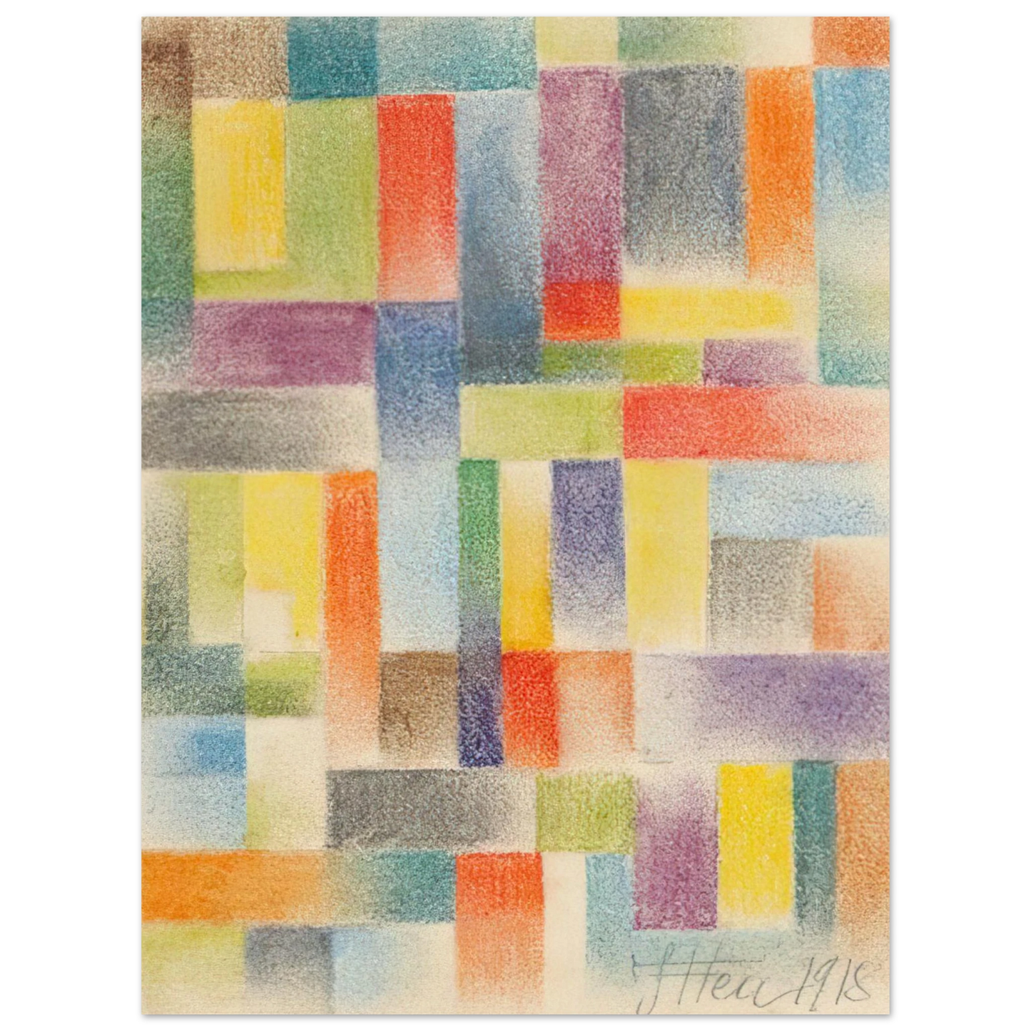 Johannes Itten - Untitled - 1918 Fine Art Poster - Default Title